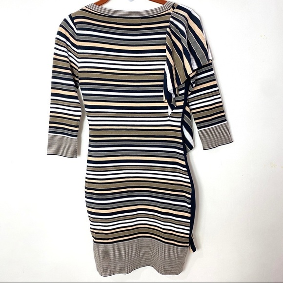 Karen Millen Asymmetrical Ruffle Fitted Dress - Picture 12 of 12